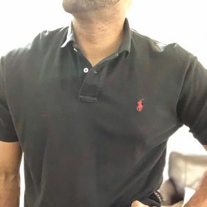 Ralph Lauren Polo large Black and Red men shirt